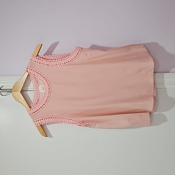 Cinq à Sept Ellina Lace Trim Silk Tank Top - Picture 3 of 5